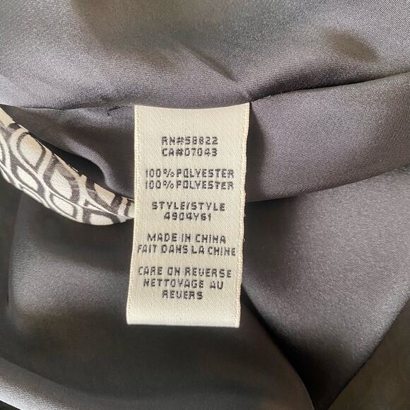 Max Studio Sleeveless Geometric Print A-Line Dress size Medium NWT - Picture 10 of 11